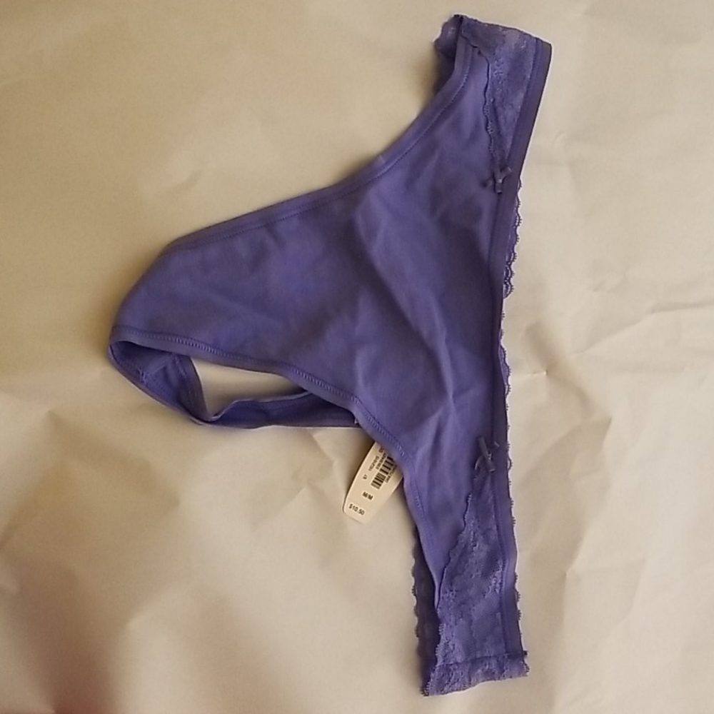 Purple Victoria's secret thong